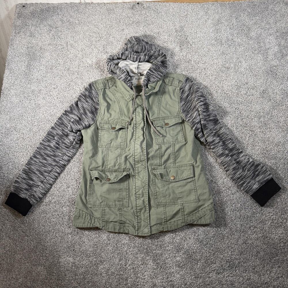 Mudd Jacket L Utility Military Outdoor Gorpcore Grunge Normcore Streetwear Urban